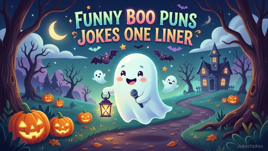 Funny Boo Puns Jokes One Liner