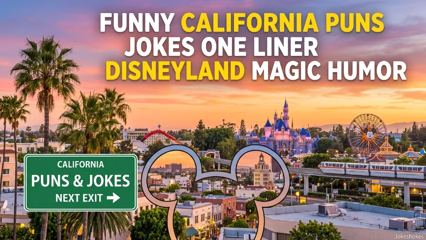 Funny California Puns Jokes One Liner Disneyland Magic Humor