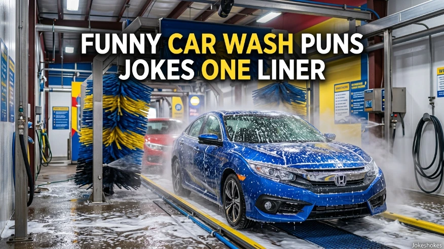 Funny Car Wash Puns Jokes One Liner