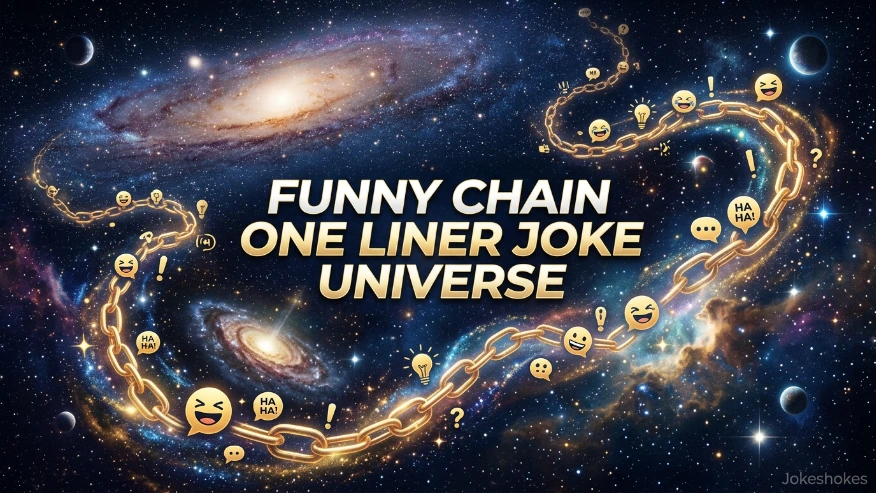 Funny Chain One Liner Joke Universe