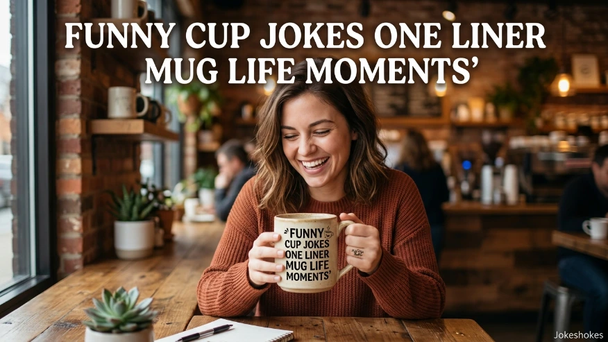 Funny Cup Pun One Liner Kitchen Mug Stories