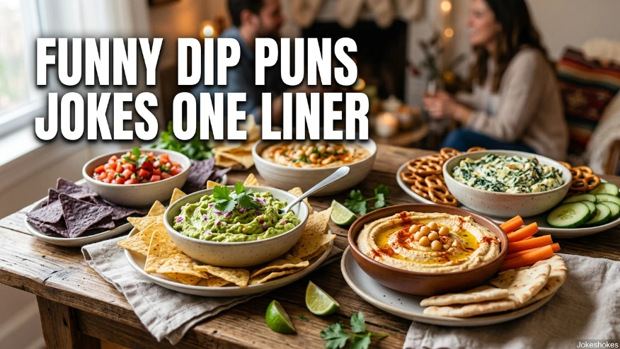 Funny Dip Puns Jokes One Liner