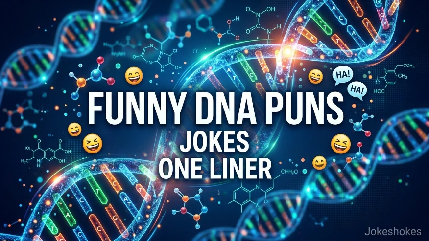 Funny DNA Puns Jokes One Liner