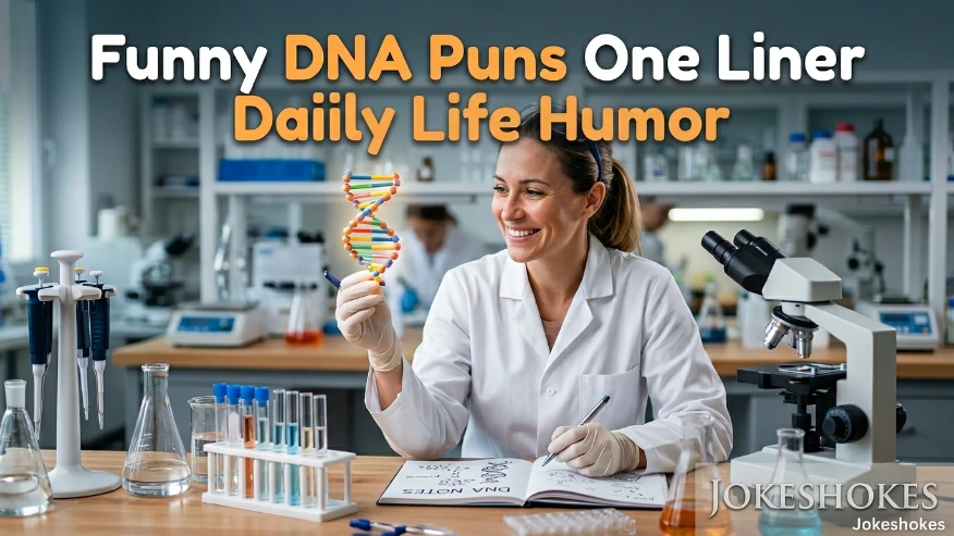 Funny DNA Puns One Liner Daily Life Humor