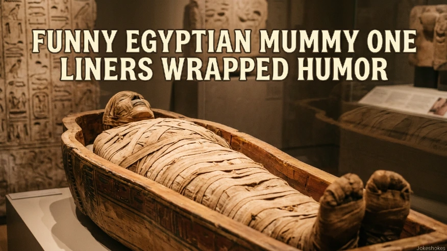 Funny Egyptian Mummy One Liners Wrapped Humor