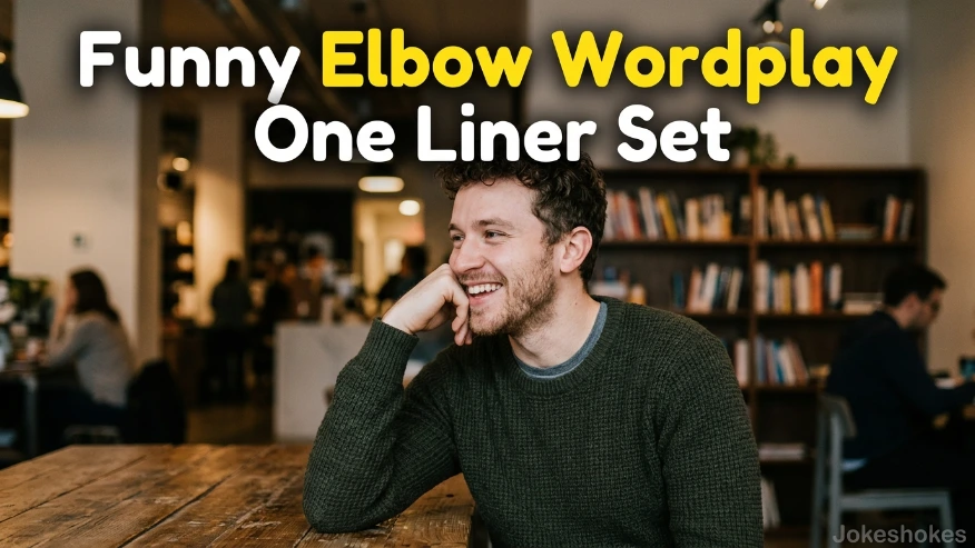 Funny Elbow Wordplay One Liner Set