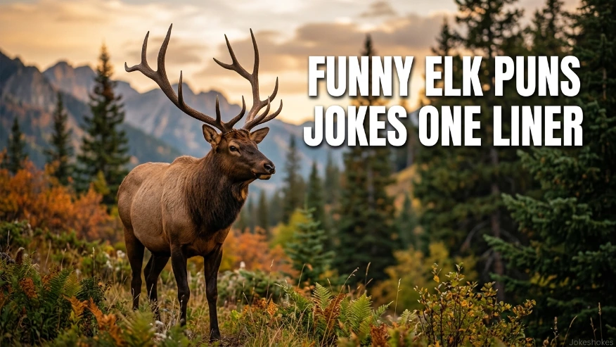 Funny Elk Puns Jokes One Liner