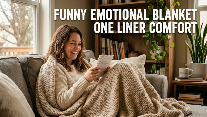 Funny Emotional Blanket One Liner Comfort