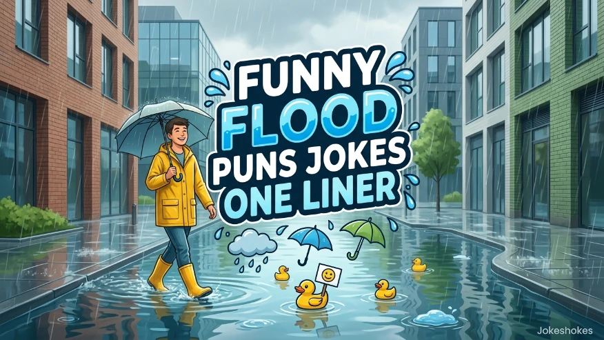 Funny Flood Puns Jokes One Liner
