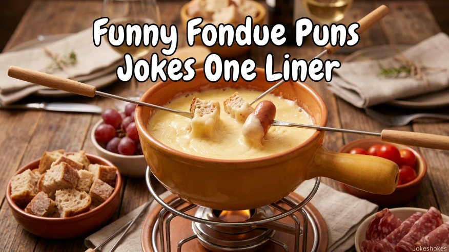 Funny Fondue Puns Jokes One Liner