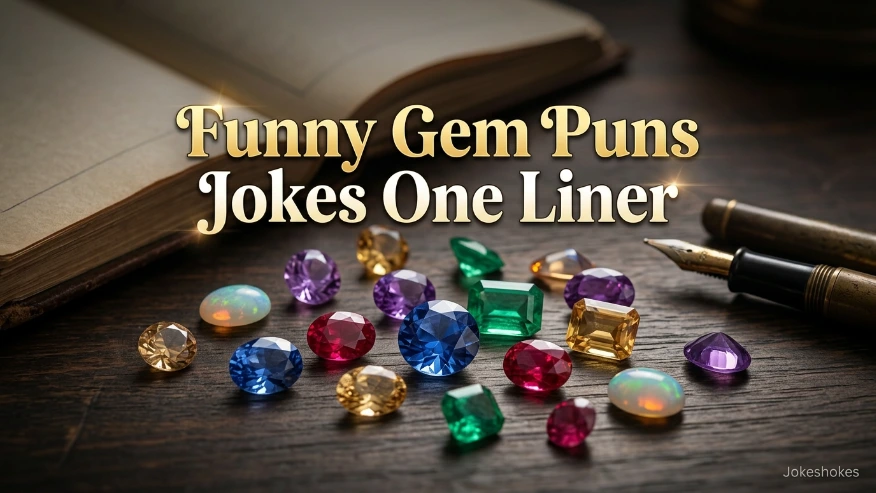 Funny Gem Puns Jokes One Liner