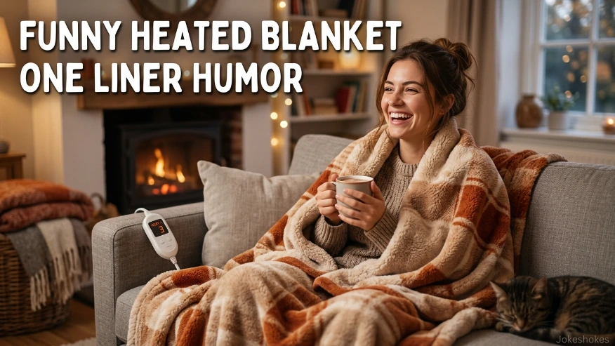 Funny Heated Blanket One Liner Humor