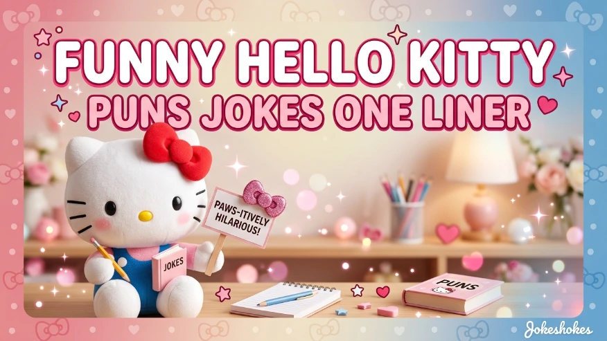 Funny Hello Kitty Puns Jokes One Liner
