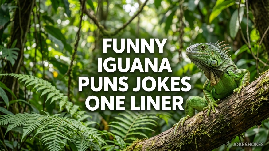 Funny Iguana Puns Jokes One Liner