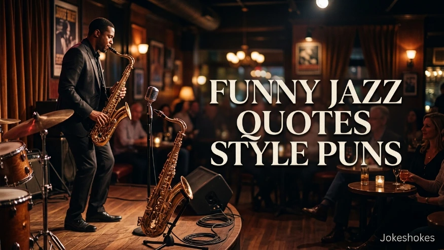 Funny Jazz Quotes Style Puns