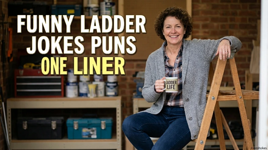 Funny Ladder Puns Jokes One Liner