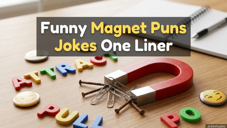 Funny Magnet Puns Jokes One Liner