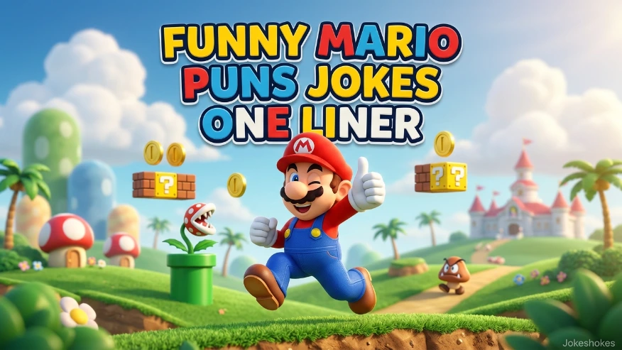 Funny Mario Puns Jokes One Liner