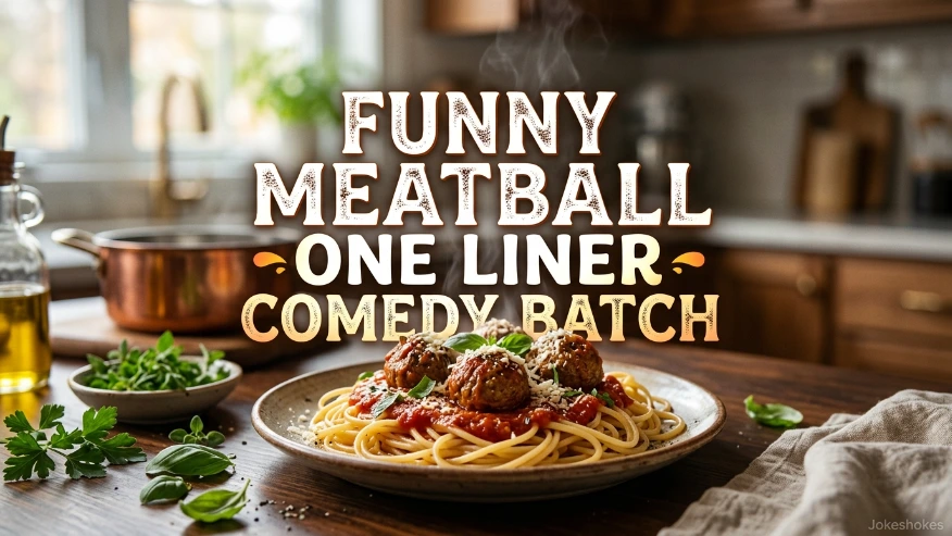 Funny Meatball One Liner Comedy Batch