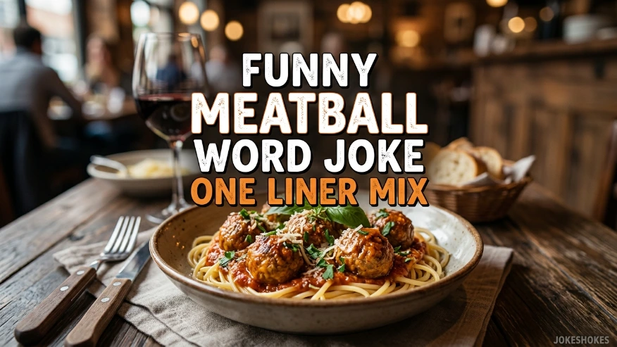 Funny Meatball Word Joke One Liner Mix