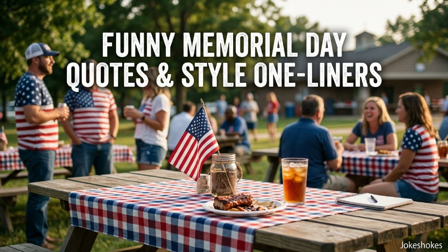 Funny Memorial Day Quotes Style One-Liners