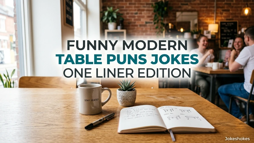 Funny Modern Table Puns Jokes One Liner Edition