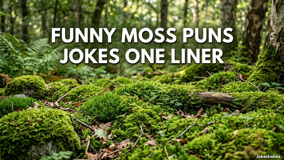Funny Moss Puns Jokes One Liner