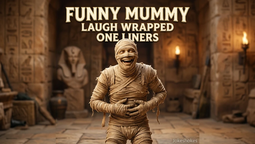 Funny Mummy Laugh Wrapped One Liners