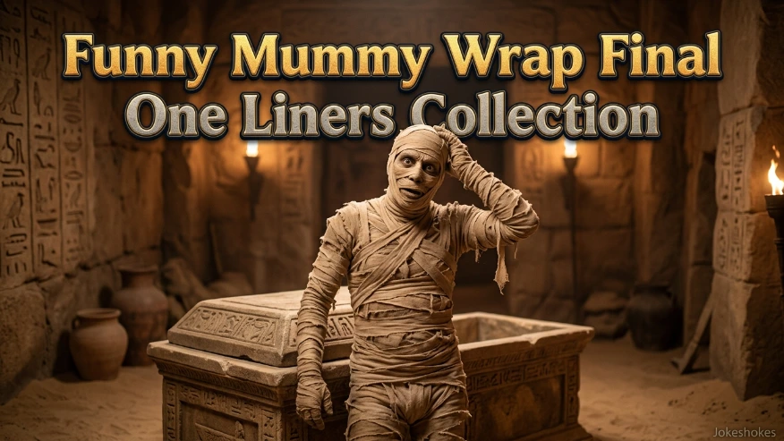 Funny Mummy Wrap Final One Liners Collection