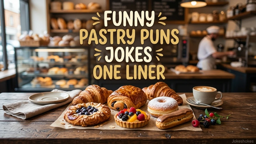 Funny Pastry Puns Jokes One Liner