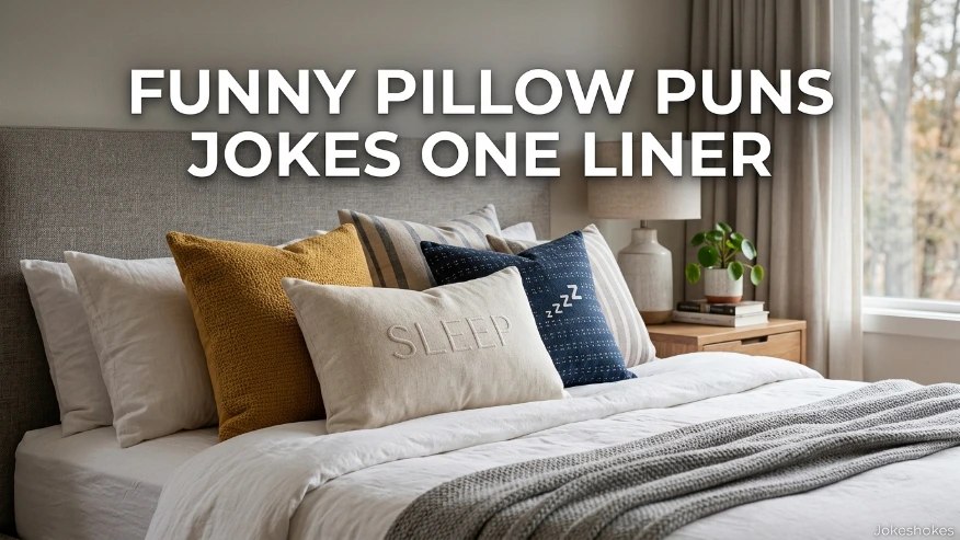 Funny Pillow Puns Jokes One Liner