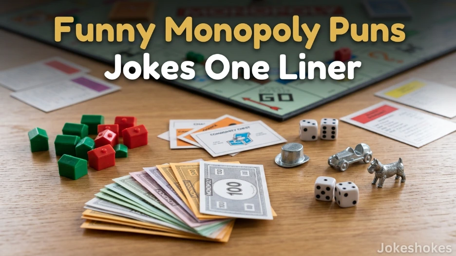 Funny Monopoly Puns Jokes One Liner
