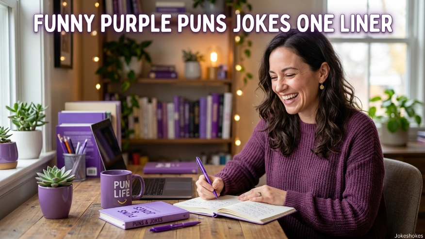 Funny Purple Puns Jokes One Liner