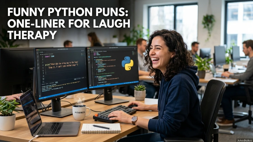 Funny Python Puns One Liner for Laugh Therapy