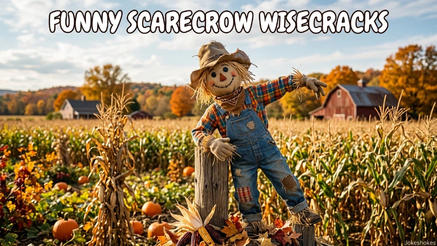Funny Scarecrow Wisecracks