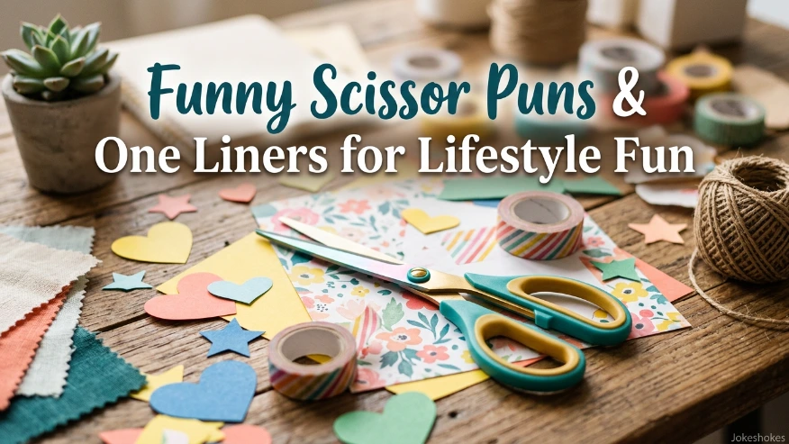 Funny Scissor Puns One Liners for Lifestyle Fun