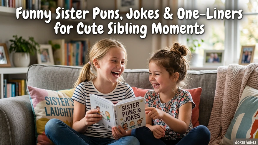 Funny Sister Puns Jokes One Liner for Cute Sibling Moments