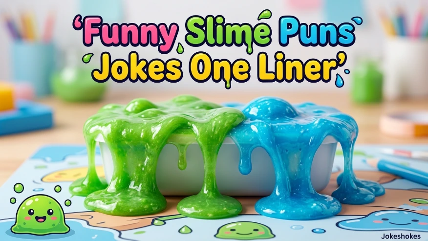 Funny Slime Puns Jokes One Liner
