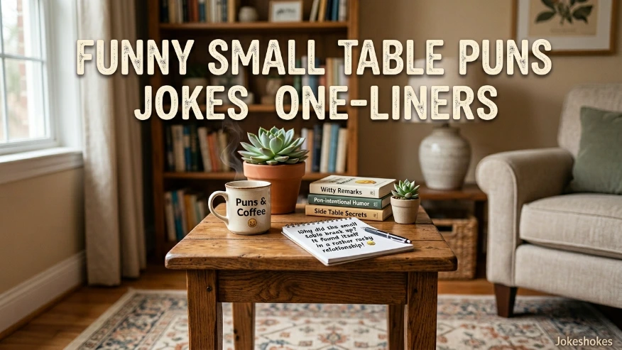Funny Small Table Puns Jokes One Liner
