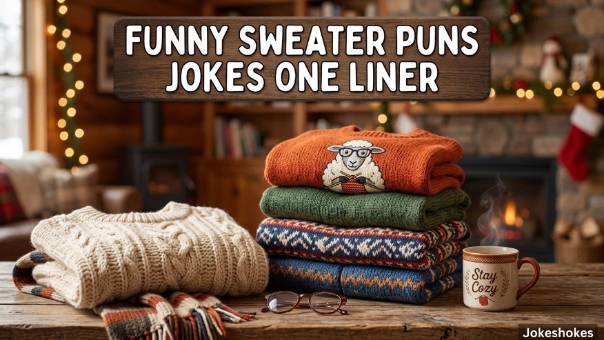 Funny Sweater Puns Jokes One Liner