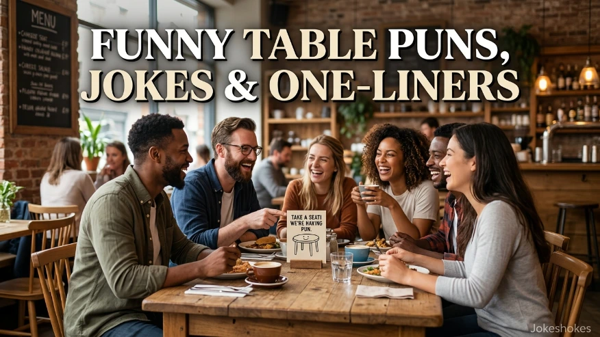 Funny Table Puns Jokes One Liner