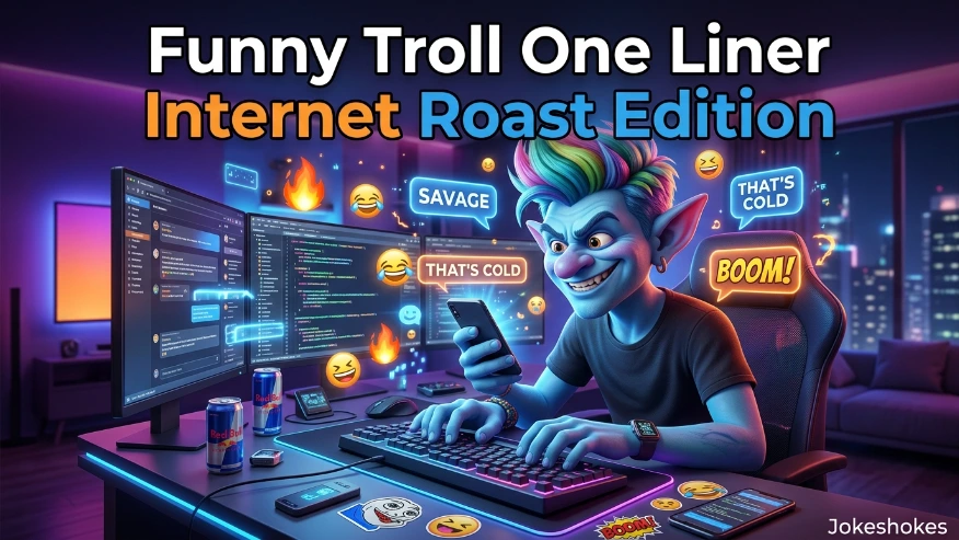 Funny Troll One Liner Internet Roast Edition