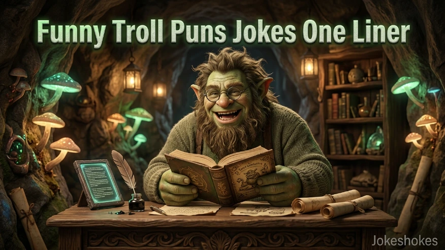 Funny Troll Puns Jokes One Liner