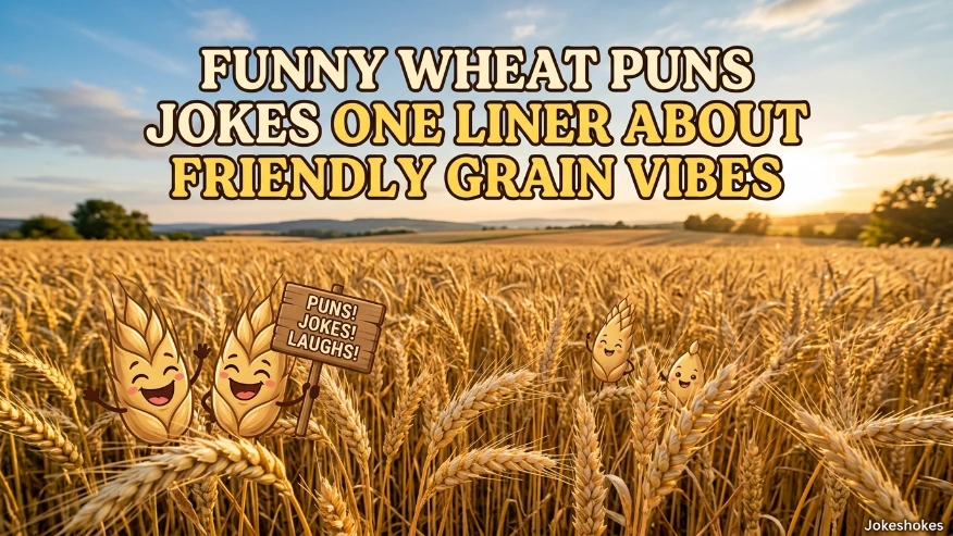 Funny Wheat Puns Jokes One Liner About Friendly Grain Vibes