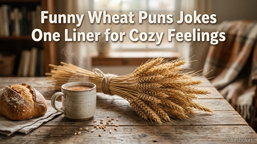 Funny Wheat Puns Jokes One Liner for Cozy Feelings
