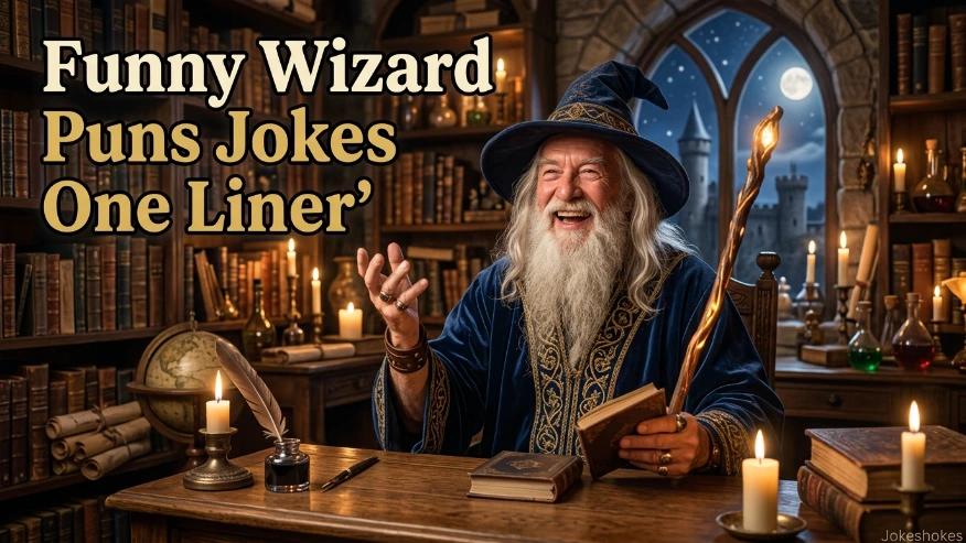Funny Wizard Puns Jokes One Liner