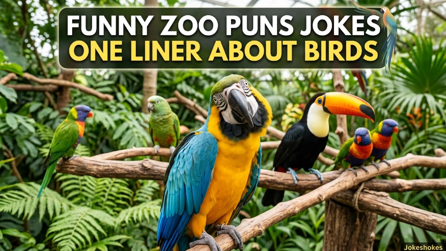 Funny Zoo Puns Jokes One Liner About Birds