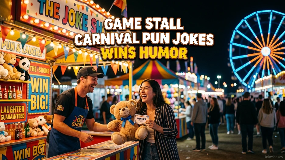 Game Stall Carnival Pun Jokes Wins Humor