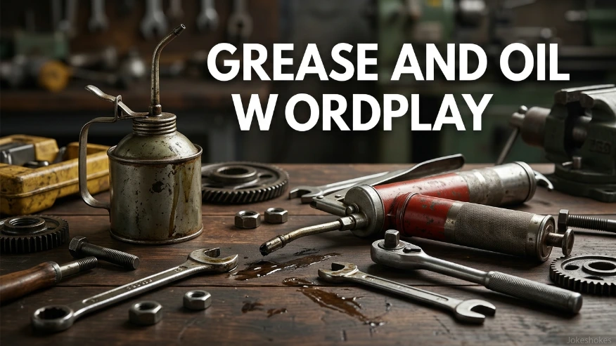 Grease and Oil Wordplay