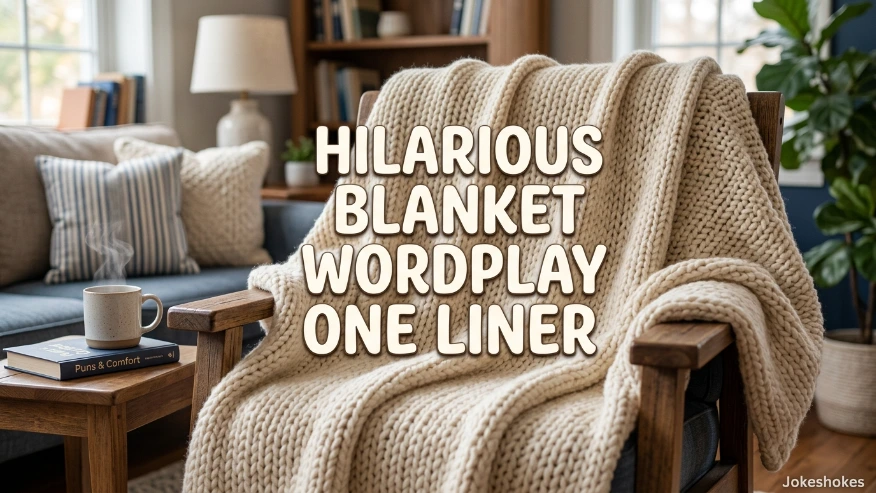 Hilarious Blanket Wordplay One Liner